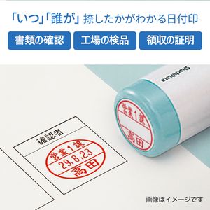 シャチハタ データーネーム 30号 光沢紙用 スタンド式（Aタイプ）