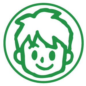 シャチハタ かわいいネーム9 男性06 （イラストのみ）