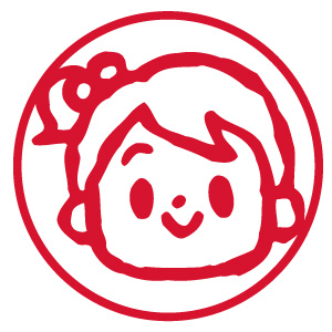シャチハタ かわいいネーム9 女の子01 （イラストのみ）