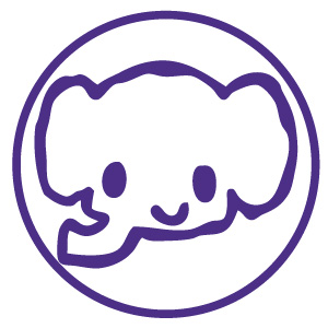 シャチハタ かわいいネーム9 ぞう （イラストのみ）