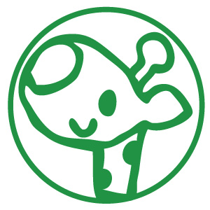 シャチハタ かわいいネーム9 きりん （イラストのみ）
